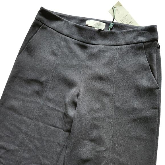 Hobbs London Lula trousers cropped black wide leg size 4 NWT - Picture 3 of 9